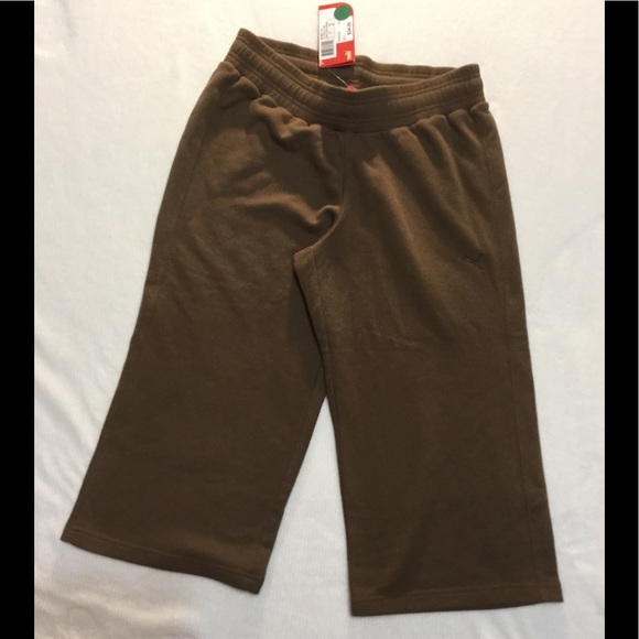 Puma Pants - 5/$20 PUMA Cat Sweat Pant,  Dark Earth Brown,  NWT